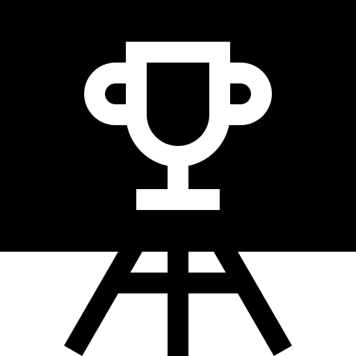 Winning winning reward trophy icon