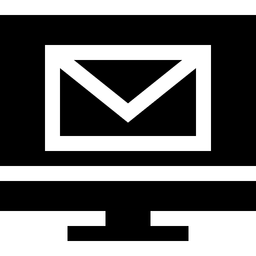 Mail computer communications electronics icon