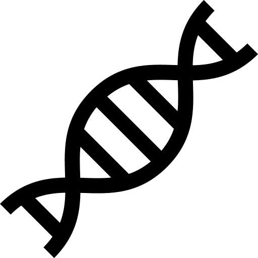 Biology healthcare dna genetic icon