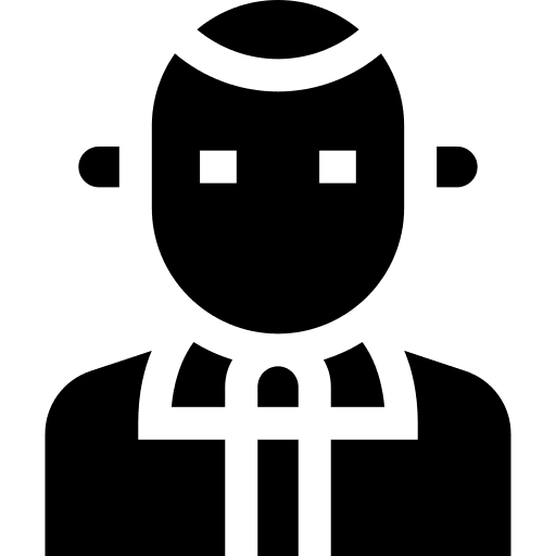 Employee user male professions and jobs icon