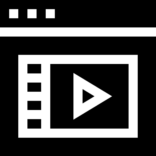 Video website video multimedia icon