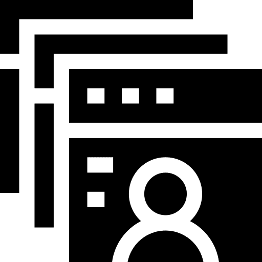 Window seo and web webpage window icon