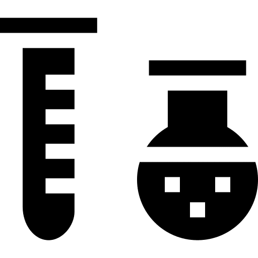 Chemistry test tube erlenmeyer chemistry icon