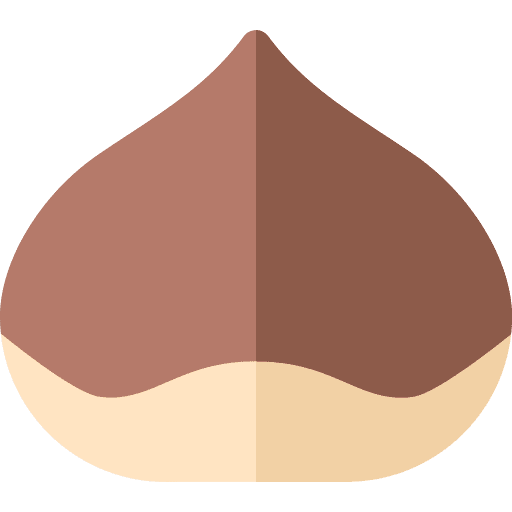 Chestnut food and restaurant nature acorn icon