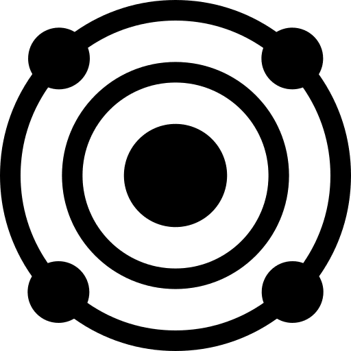 Science nuclear atom science icon