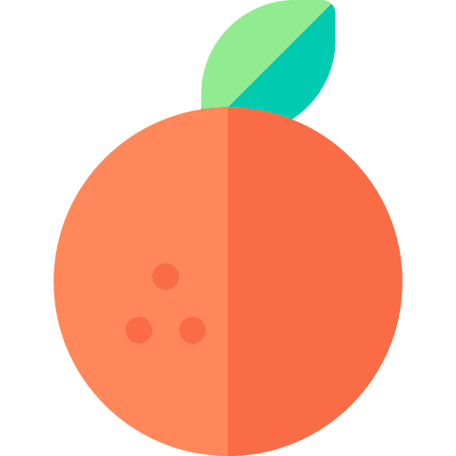 Orange fruit food and restaurant diet icon Orange fruit food and restaurant diet icon