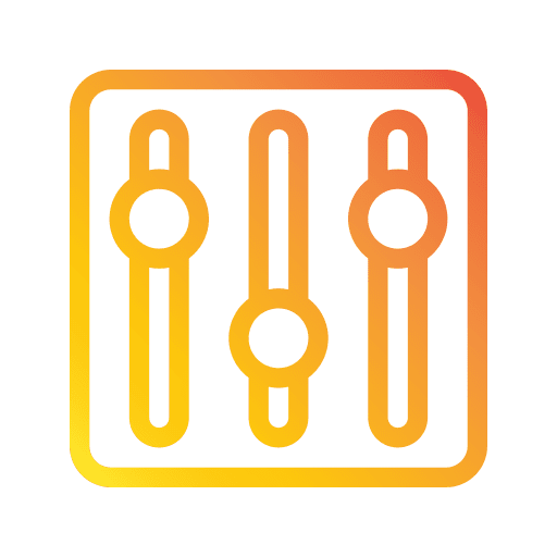 Adjust levels adjustment ui icon