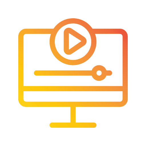 Video display video movie icon