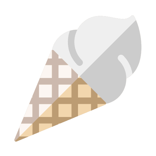 Ice cream cone food dessert food and restaurant icon