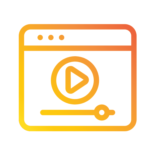 Video video web page play icon Video video web page play icon