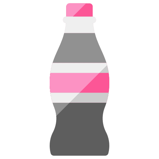 Bottle coke cola soft drink icon
