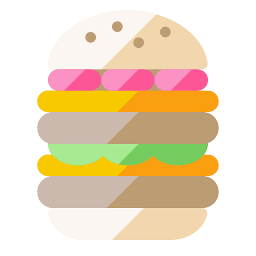 Cheese burger food hamburger burger icon