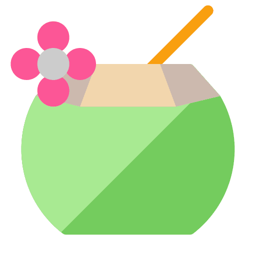 Coconut drink beverage fresh coconut drink icon