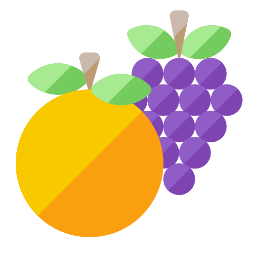 Fruits food and restaurant food fruits icon
