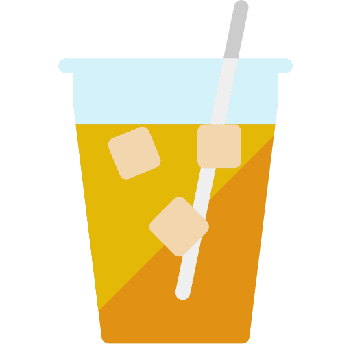 Ice tea food and restaurant beverage cold icon