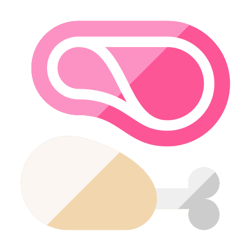 Meat food fresh eat icon