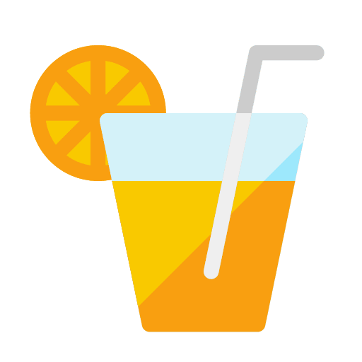 Orange juice drink healthy drink orange juice icon