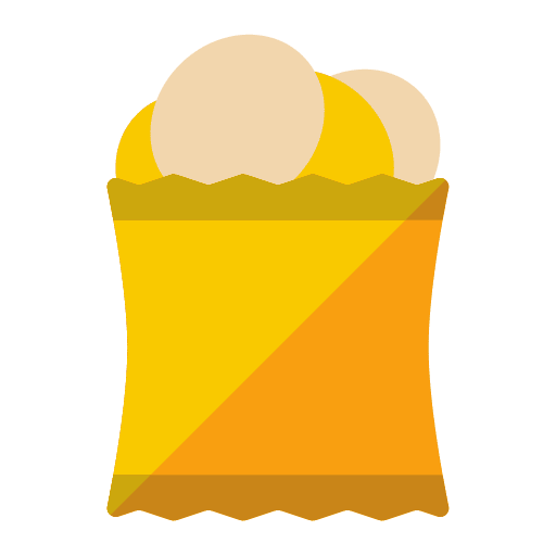 Potato chips food snack food and restaurant icon