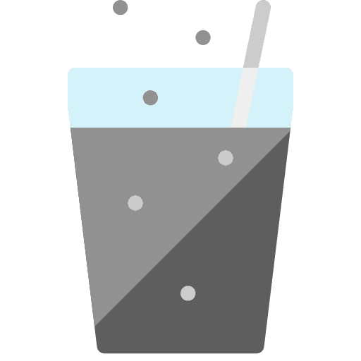 Glass food and restaurant beverage coke icon