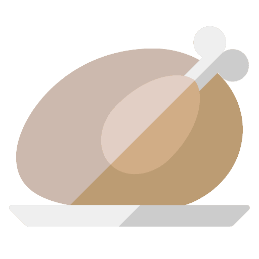 Roasted turkey protein food and restaurant culinary icon
