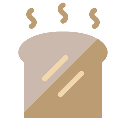 Bread eat food bread icon