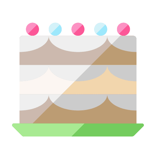 Cake cuisine delicious food icon