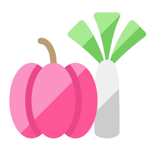 Vegetables organic nutrition fresh icon