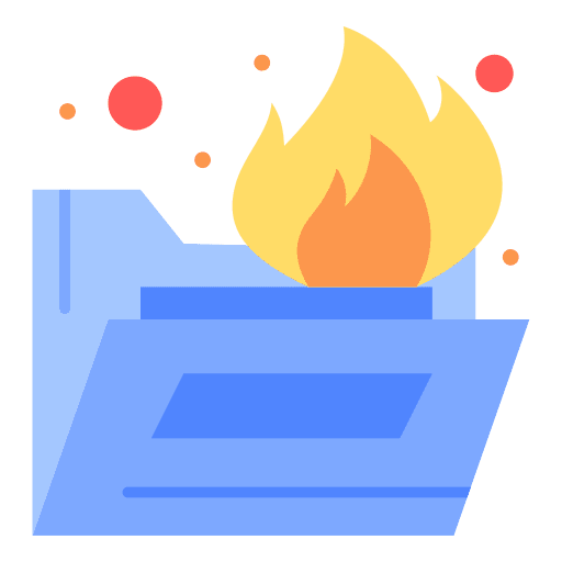 Folder directory virus folder icon