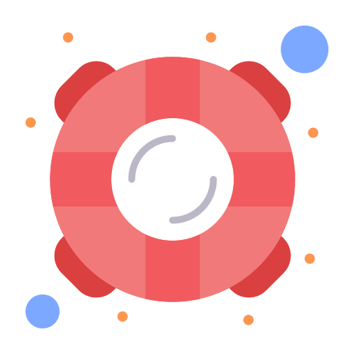 Life saver lifeguard life buoy help icon