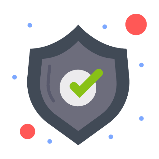 Shield quality security safe icon Shield quality security safe icon