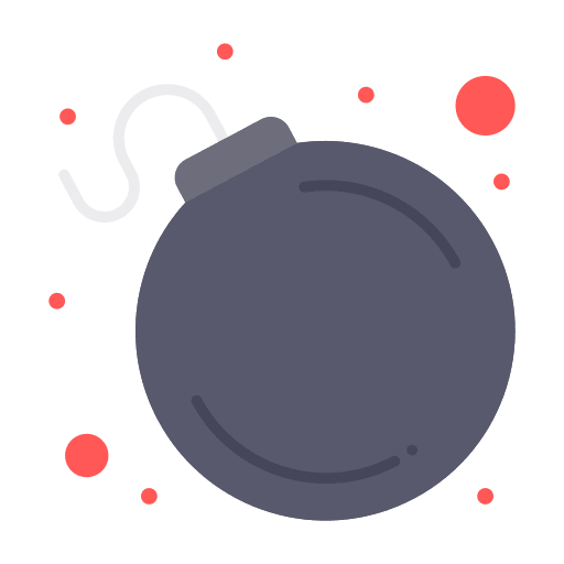Bomb terrorism miscellaneous weapon icon Bomb terrorism miscellaneous weapon icon
