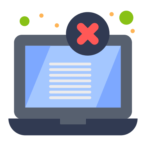 Laptop laptop bug attention icon Laptop laptop bug attention icon