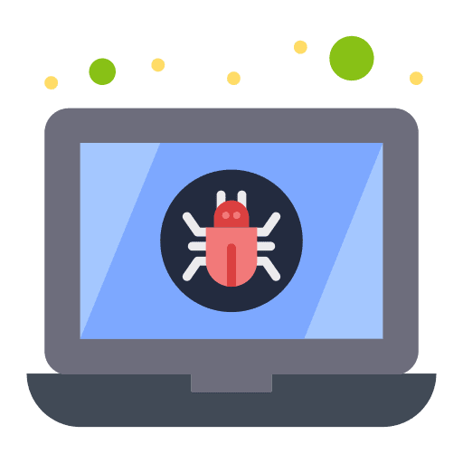 Laptop security technology electronics icon Laptop security technology electronics icon