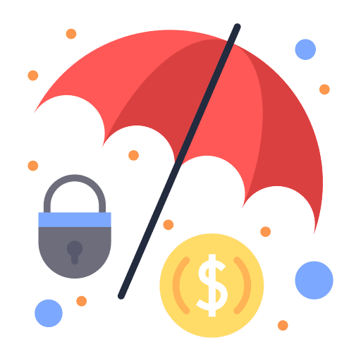 Protection protected protection umbrella icon Protection protected protection umbrella icon