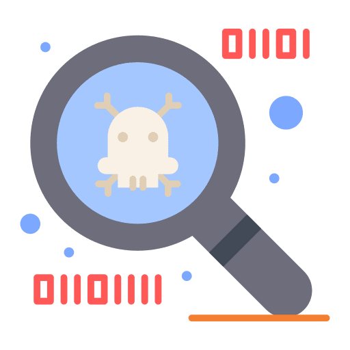Search security scan protection antivirus icon Search security scan protection antivirus icon