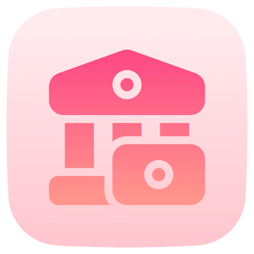 Bank cash building money deposit icon Bank cash building money deposit icon