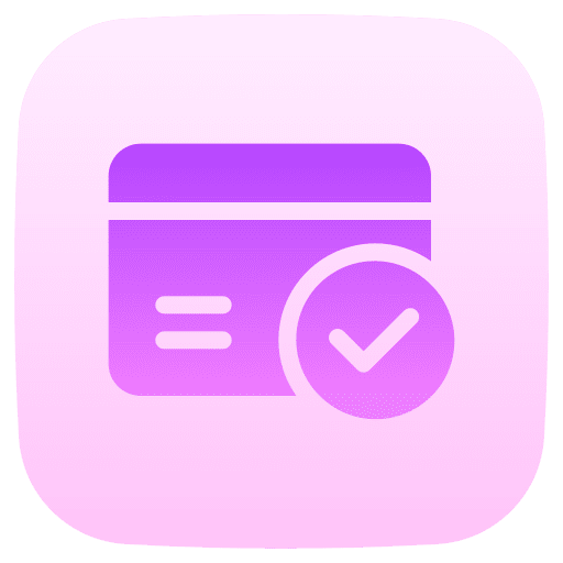 Credit card payment method debit card business and finance icon