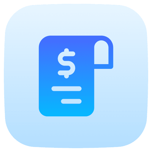 Invoice transaction bill business and finance icon Invoice transaction bill business and finance icon