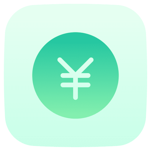 Yen japanese currency yen icon