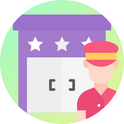 Doorman hotel professions and jobs bellboy icon
