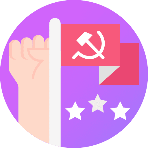 Flag communist flag communism icon