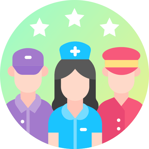 Labour day team work group professions and jobs icon