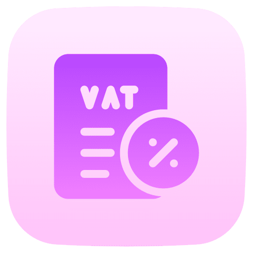 Tax percentage payment file icon Tax percentage payment file icon