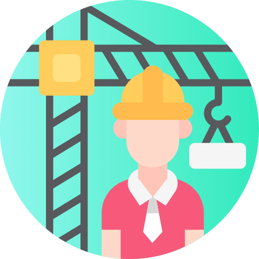Engineer construction engineer professions and jobs icon
