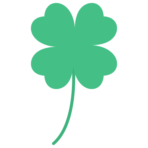 Clover clover plant botanical icon