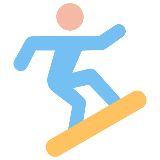 Snowboarder snowboarder humanpictos snowboard icon