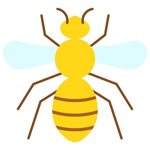 Bee insect entomology animal kingdom icon Bee insect entomology animal kingdom icon