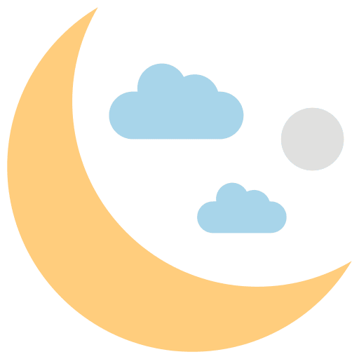 Moon cloudy meteorology weather icon Moon cloudy meteorology weather icon