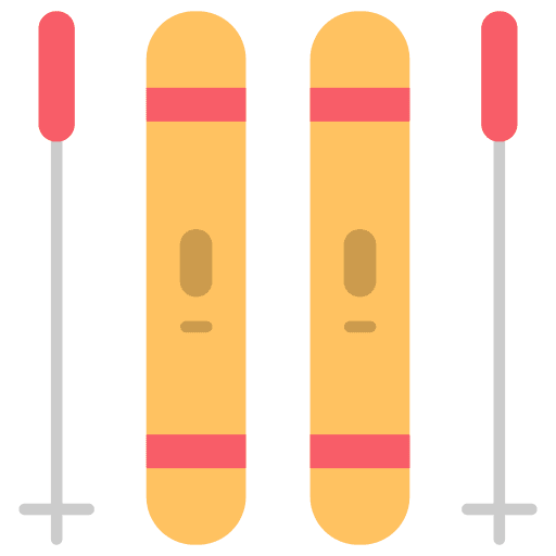 Ski sticks sport equipment winter sports sports and competition icon Ski sticks sport equipment winter sports sports and competition icon