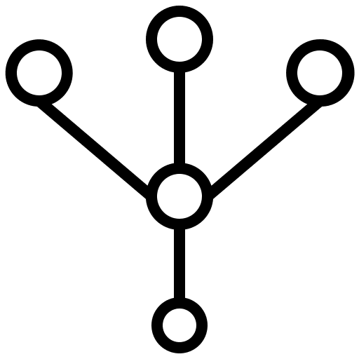 Network atom network patterns icon